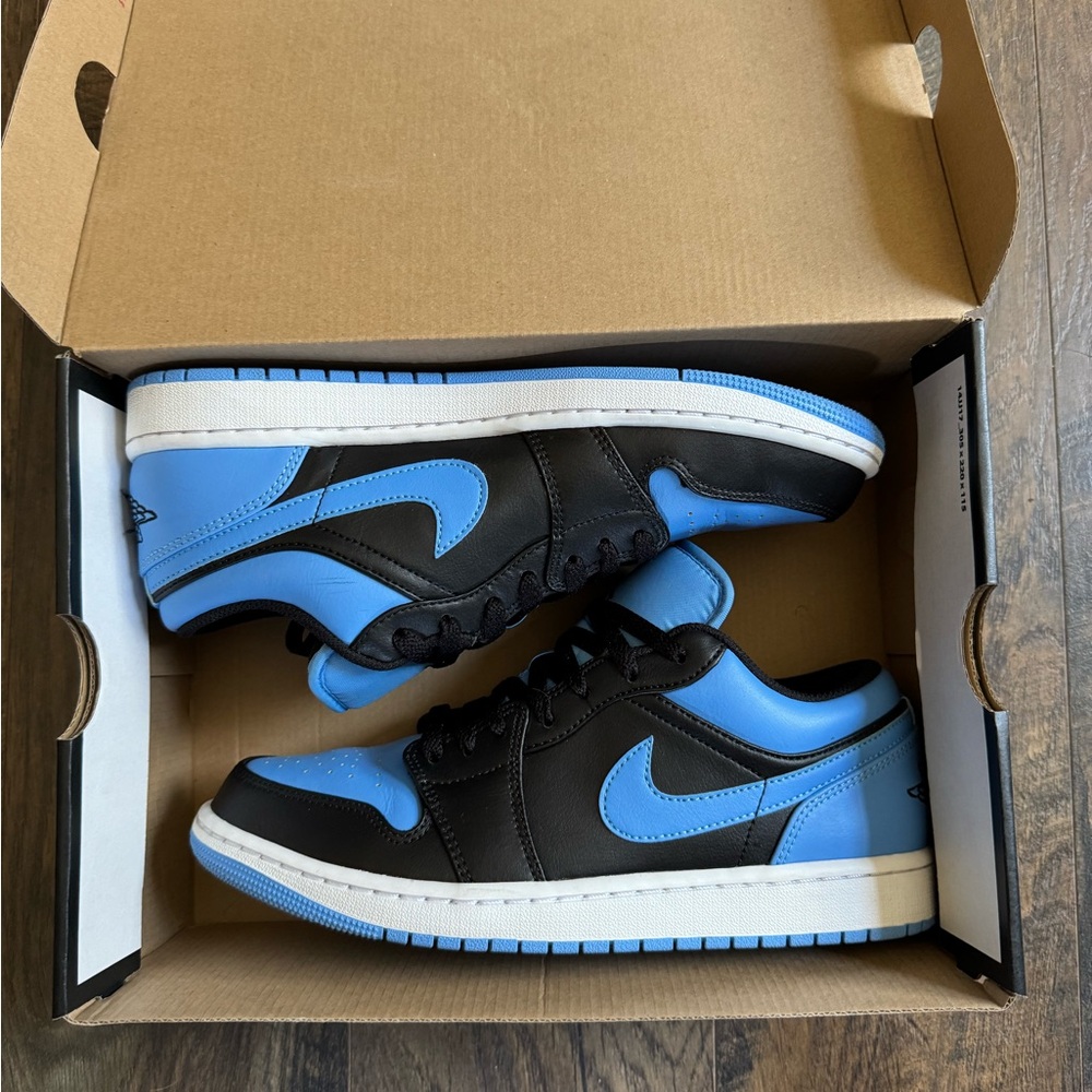 Nike Men's Retro 1 low “Black University Blue”